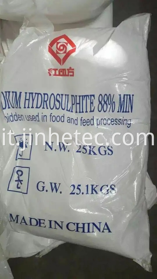 Sodium Dithionite Hyposulfite 88 90 Crystalline Powder